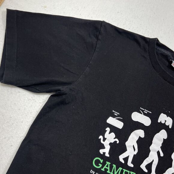 Anuruk Mens Large (44) Gamer Evolution Nintendo Playstation Xbox Graphic T Shirt - Picture 6 of 12